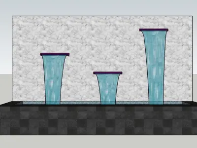 Waterbody water fountain 3D model