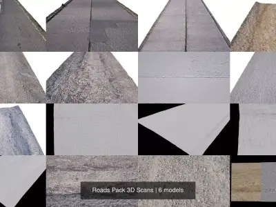 Roads Pack 3D Scans