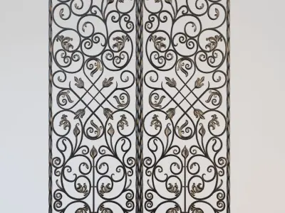 Decorative grille 3D model