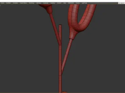 MIRTH WALL Low-poly 3D model