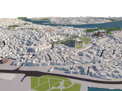Istanbul Partial 3D Model 3D model