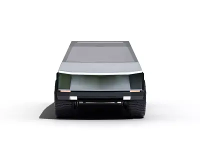 Tesla Cybertruck Low-poly 3D model