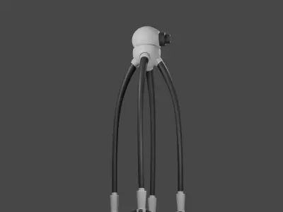 Tentacle Android Robot 3D model