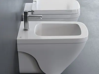 Noken NK Concept Wall-Hung WC Low-poly 3D model