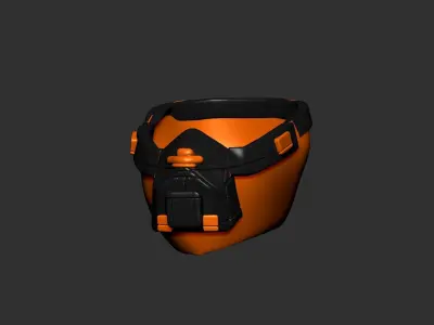 helmet high poly sculpt 3d printable  3D model 118