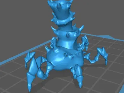 Starcraft Spore Crawler 3D print model