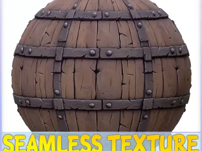 Stylized Wood Seamless Texture Texture 6