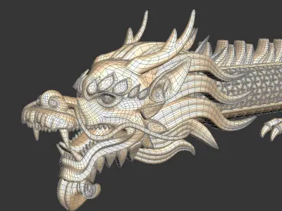 Asian dragon model 3D model