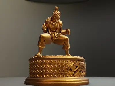 AKUMA - GOUKI - STREET FIGHTER Free 3D print model