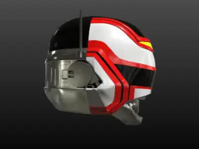 Jaspion Helmet 3D model