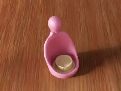 Tea Light Holder Woman - 313 3D print model