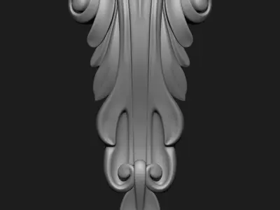 Decor vertical 001 3D model