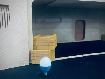 Docking Bay 94 Main Diorama 3D print model