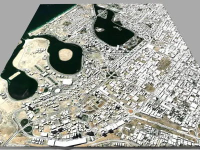 Cityscape Dubai Al Nanda UAE  3D model