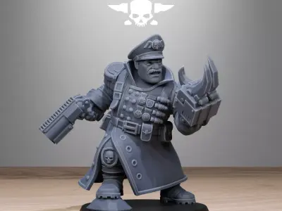 FreeGuard Mutant Officer 3D print model