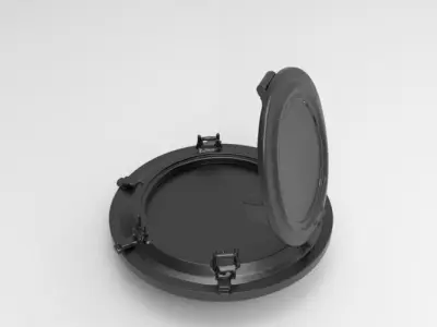 manhole cover 3D print model