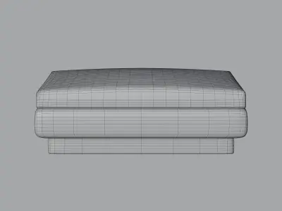 Free Ottoman  Free low-poly 3D model