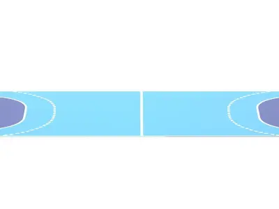 Handball Court Arena 3D model