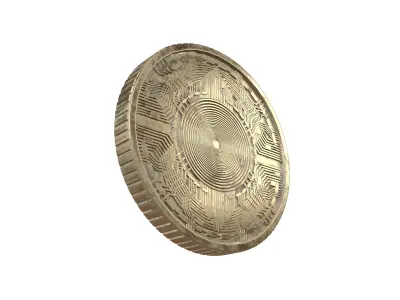 Avalanche Coin v7 006 3D model
