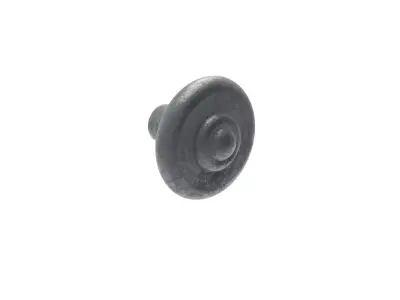 Cast metal handle 34mm diameter aged silver colour Free 3D model