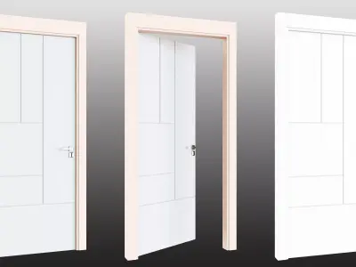 Door 11 Free low-poly 3D model