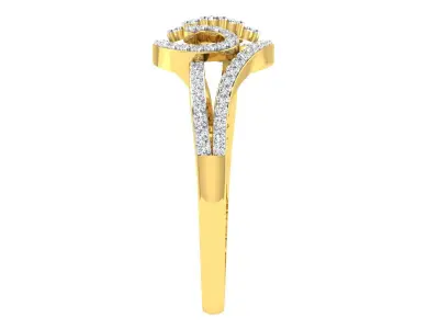 Women Ring  Render 3dm STL OBJ FBX MGX Details 3D print model shop
