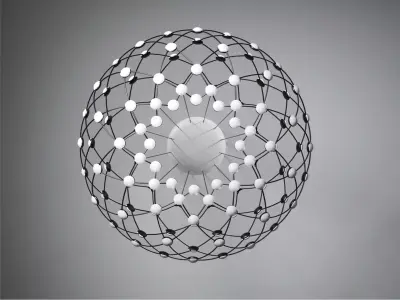 Mesh light hanging from net 3D model