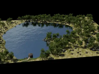Gazebo Scene 3D model