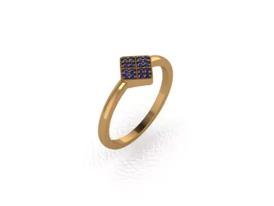 light gram ring-191 3D print model