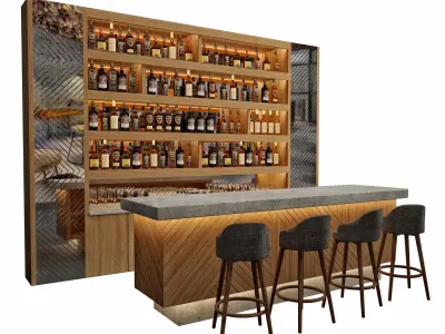 Bar Collection 9 3D model