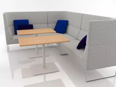 Mason High Back Set 3 3D model