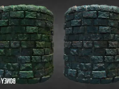 Stone Brick Wall - Game Textures Texture