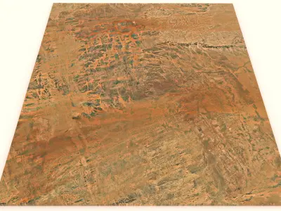 NEOM city topography Saudi Arabia - tile  n29e37 Low-poly 3D model