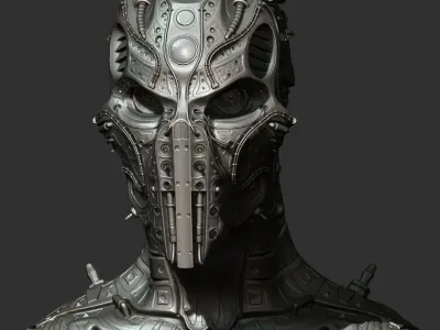 C5X Recon Bust 3D print model