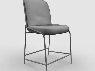 Four Hands Astrud Counter Stool-Lyon Pewter 3D model