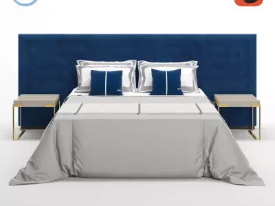 Fendi Pincio Bed 3D model