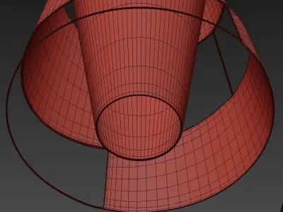 Pallucco pendant lamp with shades 3D model