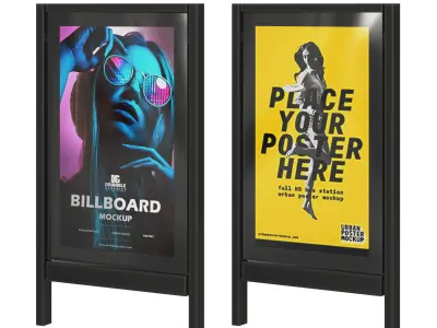 Street Advertising 3D model