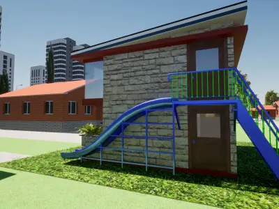 Childs Play House 3D model