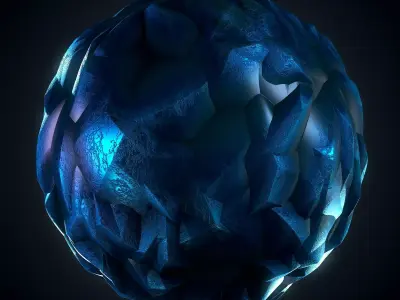Crystal Stylized - VOL 16 - Maps - SBsar Texture