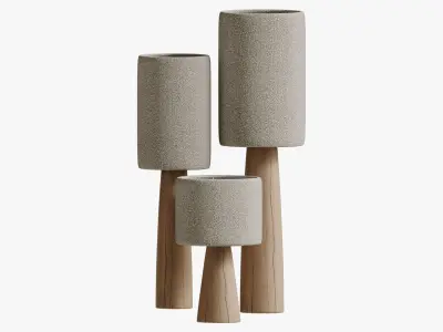 Hand crafted floor lamp Andrea Lennon 3D model