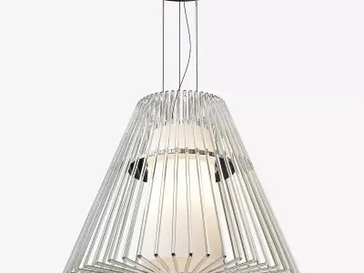 Golden Lighting Delhi 7Light Chrome Chandelier 3D model