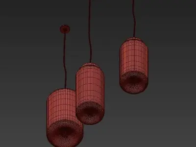 NordicRestaurant Pentand lamp 3D model