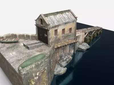 Old Shipyard 3D model