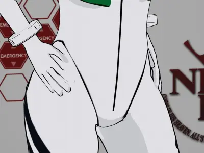 Rei Ayanami - Evangelion Character 3D model