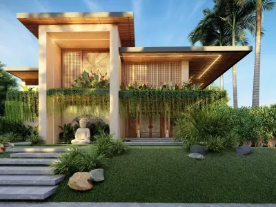 VILLA modern house 3D model 3D model