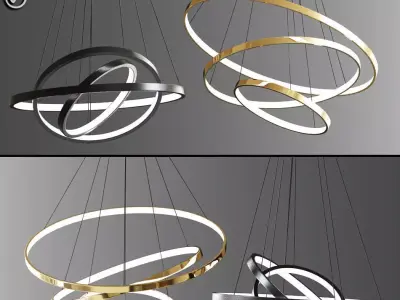 Laluno Lord of the Ring Lamp 3D model