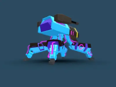 mech spider 3D model