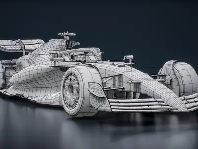  Aston Martin F1 AMR25 2025 Formula 1 Race Car 