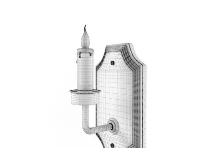 Golden Lamp Free 3D model